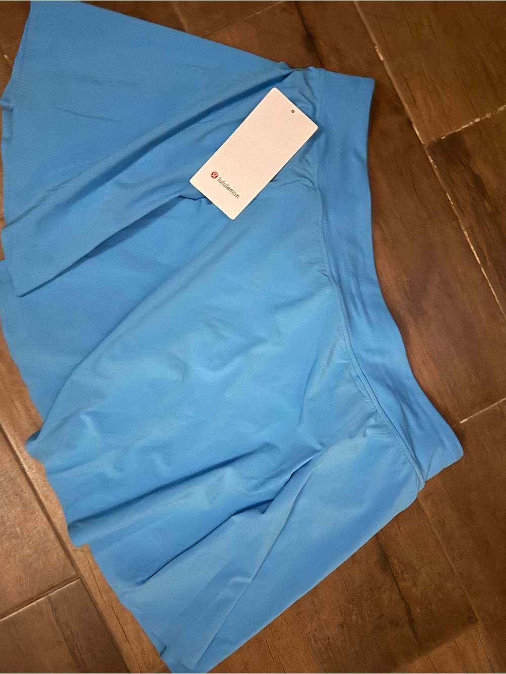 lululemon athletica Sky Blue Skater Skirt A lined side Pleated Tennis skirt